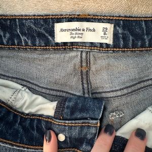 Skinny high rise Abercrombie jeans